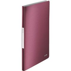 Папка для документов Leitz 39580028 Mapa cu folii Style A4, 20 folii, granat