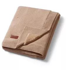 Lenjerie de pat pentru copii BabyOno 1671/03 Patura de bumbac cu captuseala de flanel (maro)