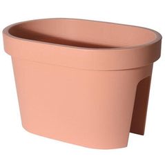 Садовая фигура ProGarden 50656 Вазон для цветов с выемкой на перила 40x27x25cm, коричневый