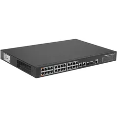 Switch/Коммутатор Hikvision TR-NS2226-240-24PoE (24Gigabit PoE+2SFP uplink)