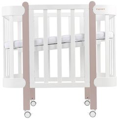 Pătuț Ingvart 45984520008 Nika, Alb/Cappucino 60x120cm