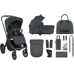 Сărucior pentru copii Kikka Boo 31001020171 Carucior 2in1 Goya Platinum Graphite