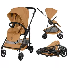 Сărucior pentru copii Cybex 526000803 Melio Carbon Cinnamon Yellow