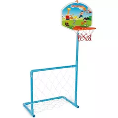 Coș de baschet Pilsan 03392 Set Magic Basketball + Fotbal