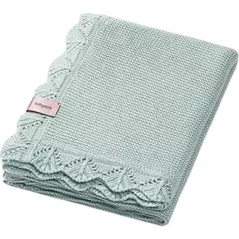 Комплект подушек и одеял BabyOno 1674/04 Patura de bambus tricotata /albastru/