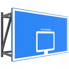 Баскетбольная корзина PlayPark 2574 HD-22 с системой настенного крепления