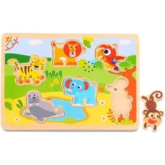 Головоломка Tooky Toy 42577 puzzle din lemn TL065