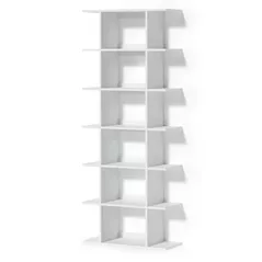 Офисный стеллаж Fabrik Home Nr.7 Pablo (800x2030x330) Белый ясень