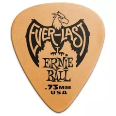 Accesoriu p/u instrumente muzicale Ernie Ball Everlast Pick Orange 0.73 mm 12 Pack - Pene pentru Chitară