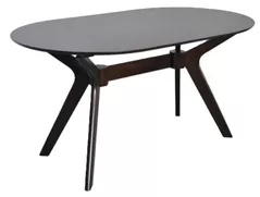 Стол Evelin di Costacurta Raffles Oval Chocolate, 1500x900x750 (нераскладной)