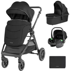 Детская коляска Kikka Boo Ava Black 3in1 transformabil (3800171206471)