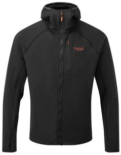 Îmbrăcăminte sport Rab Jacheta barbati Superflux Hoody Blac Beluga XXL (QFE-89-BL-XXL)