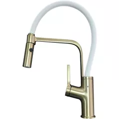 Смеситель кухонный SanDonna ANDRA Auriu-Alb