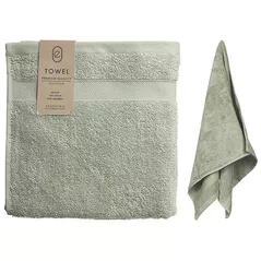 Домашний текстиль H&S 56405 Prosop 50X100cm, bumbac, verde