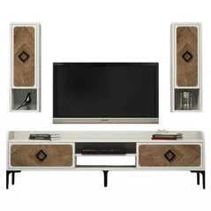 Тумба напольная для TV Trendy Samba, Crema 180x52x35cm