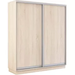 Dulap Mobildor-Lux Fox uși glisante din PAL (170x60x200H cm) Sonoma