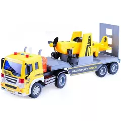 Mașină Wenyi 55717 Jucarie trailer pe baterii cu avion