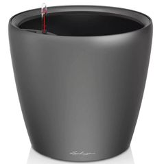 Ghiveci pentru flori Lechuza Classico Premium 28 LS, Charcoal