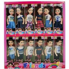 Кукла Essa FQ110K1 Mini-păpușă băiat sau fată, 13 cm, în asortiment