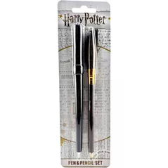 Instrumente de scris Pyramid International SR72540 Harry Potter (Wand Quidditch Broom) Pen&Pencil Set