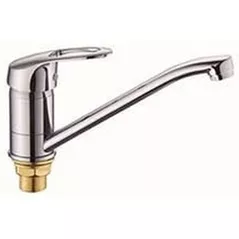 Bateria bucătărie Rossa 49110 MPN4929 cu pipa Clasic, lunga, crom, Lina