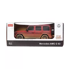 Радиоуправляемая игрушка Rastar 95800-4 T/C 1:24 Mercedes-Benz G63 AMG-Muddy, rosu, 50542