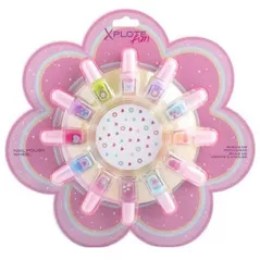 Set de creație miscellaneous 44187 Set ojă pentru unghii Xplote Fun Floareа colorată