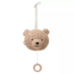 Jucărie cu pandantiv Jollein 043-001-67005 Teddy Biscuit (muzicala)