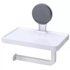 Держатель бумаги Holland 28930 Suport hartie WC Bathroom 18x11x17cm, alb, plastic