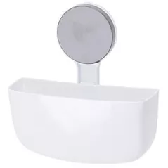 Accesoriu pentru baie Promstore 55598 Cos pentru baie Bathroom 16x7x17cm, alb, plastic
