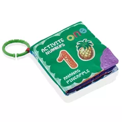 Jucărie cu pandantiv BabyJem 775 Cartulie senzoriala Fructe