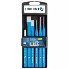 Set de unelte de mână Hoegert HT3B710 Набор зубил, кернеров и выколоток, 6шт