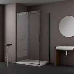 Cabină de duș New Trendy Sling Gunmetal Rectangular 120x80x200 8mm K-5705