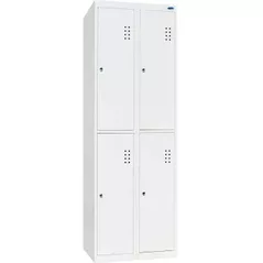 Офисная металлическая мебель УХЛ-МАШ ШО-300/2-4 Шкаф одёжный, 4 секции (1800х600х500)