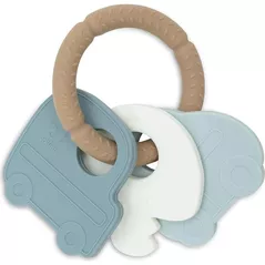 Iinel dentiție Jollein 101-007-68075 Inel gingival din silicon Keychain On The Go