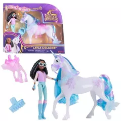 Кукла Spin Master 6072675 Set de joacă Academia Unicornilor: Layla și Glacier