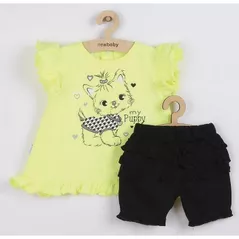 Haine pentru copii New Baby 39058 Костюм 2 ед (футбока+шорты) Puppy 80 (9-12m)