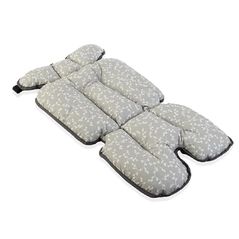 Аксессуар для колясок BabyJem 507 Saltea cu doua fete pentru carucior si scaun de masa Gray Flower