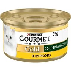 Hrană pentru animale de companie Purina Gourmet Gold Succulent Delights cons. p/pisici (pui) 85g (24)