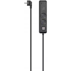 Фильтр электрический Hama 223188 Power Strip, 2-Way, Usb-C / A 65 W, Pd