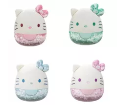 Мягкая игрушка Squishmallows SQHK821V Hello Kitty Plush Velvet edition, 20cm ast W21