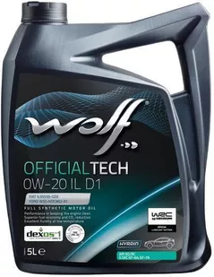 Масло Wolf 0W20 OFFTECH IL-D1 5L
