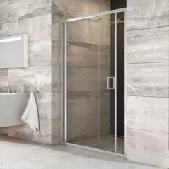 Перегородка для душевой кабины Ravak Shower door Blix 80x195 Al transparent BLDZ2-80 (X01H40C00Z1)