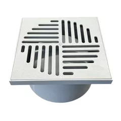 Trap de duș ZMM Maxpol 18469 Sifon de pardoseala PP D.110 vertical (gri) (200x200x160mm) 2151