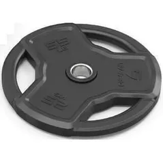 Гантель LiveUp 49891 Disc Premium Rubber Plates 25kg, LP8330/25/BK
