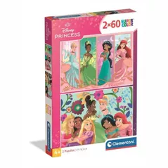 Puzzle Clementoni Puzzle 2x60 Disney Princess (24824)