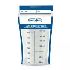 Produse pentru gravide și mame care alăptează BabyJem 685 Set 25 pungi pentru stocarea laptelui matern