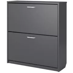 Raft pentru încălțăminte Fabrik Home Тумба для обуви 2 дверцы / 800 антрацит