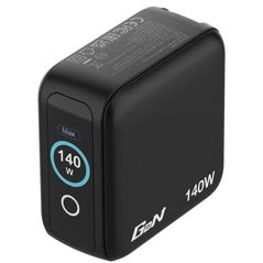 Зарядное устройство сетевое Verbatim VER_30240 Mini GaN Charger with Display 140W