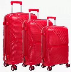 Чемодан Bags Set Poly Red Wings